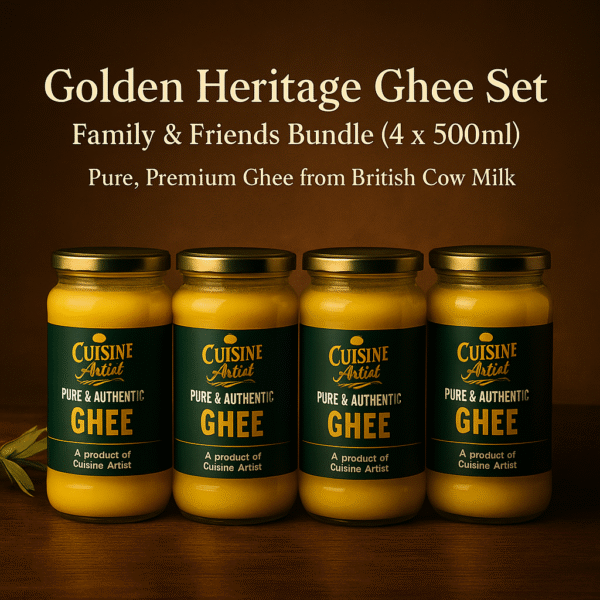 Golden Heritage Ghee Set – Family & Friends Bundle (4 x 500ml)