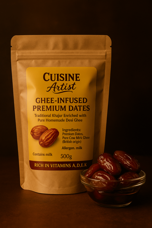 Ghee-Infused Premium Medjool Dates – 500g